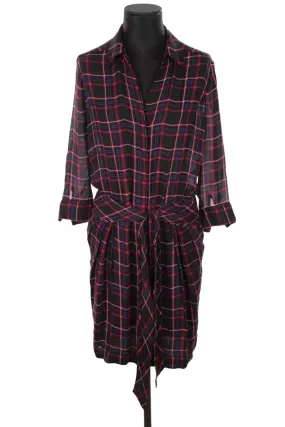 Robe en soie L'agence noir. Matière principale soie. Taille 34.