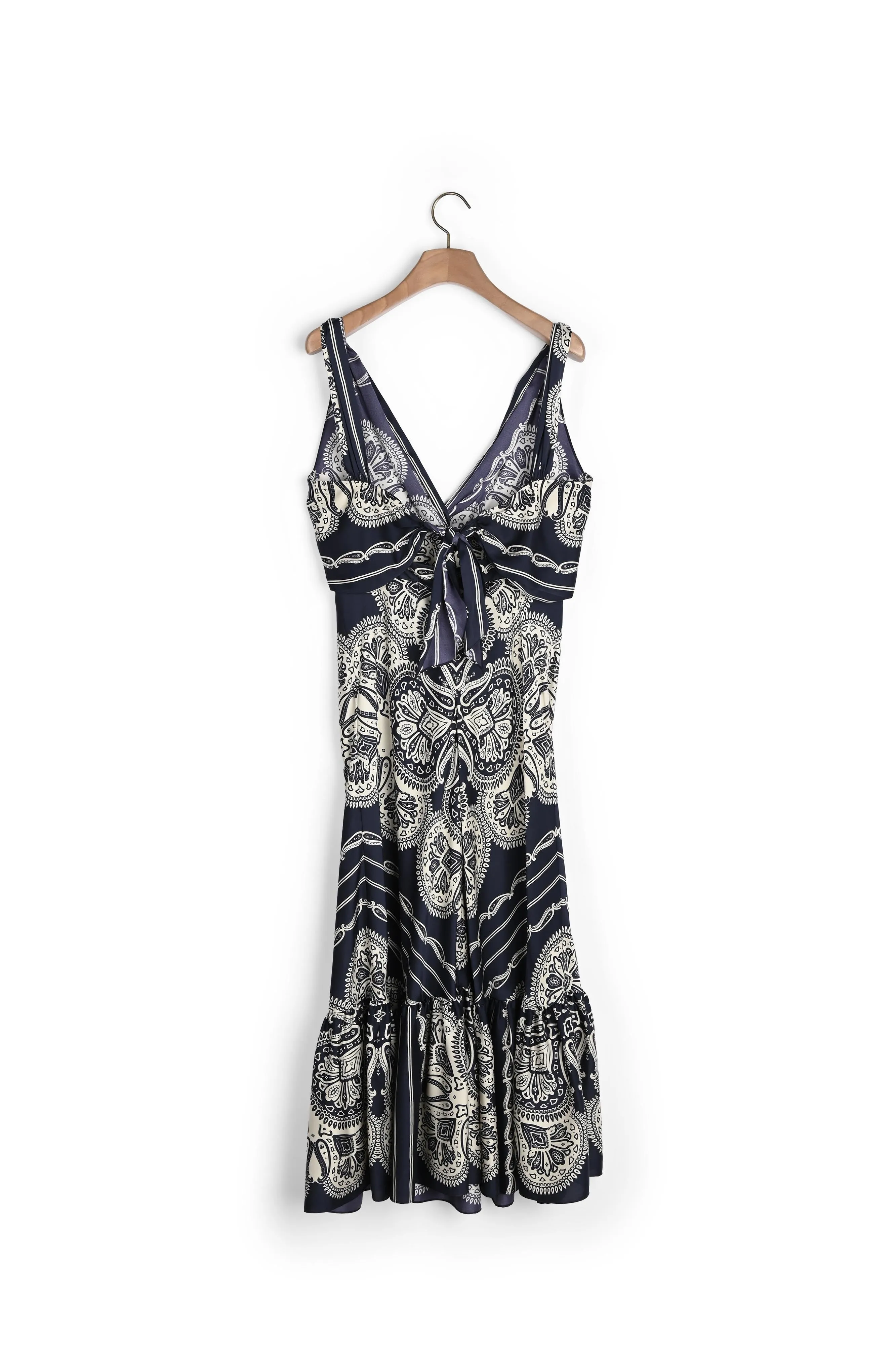Robe longue imprimée