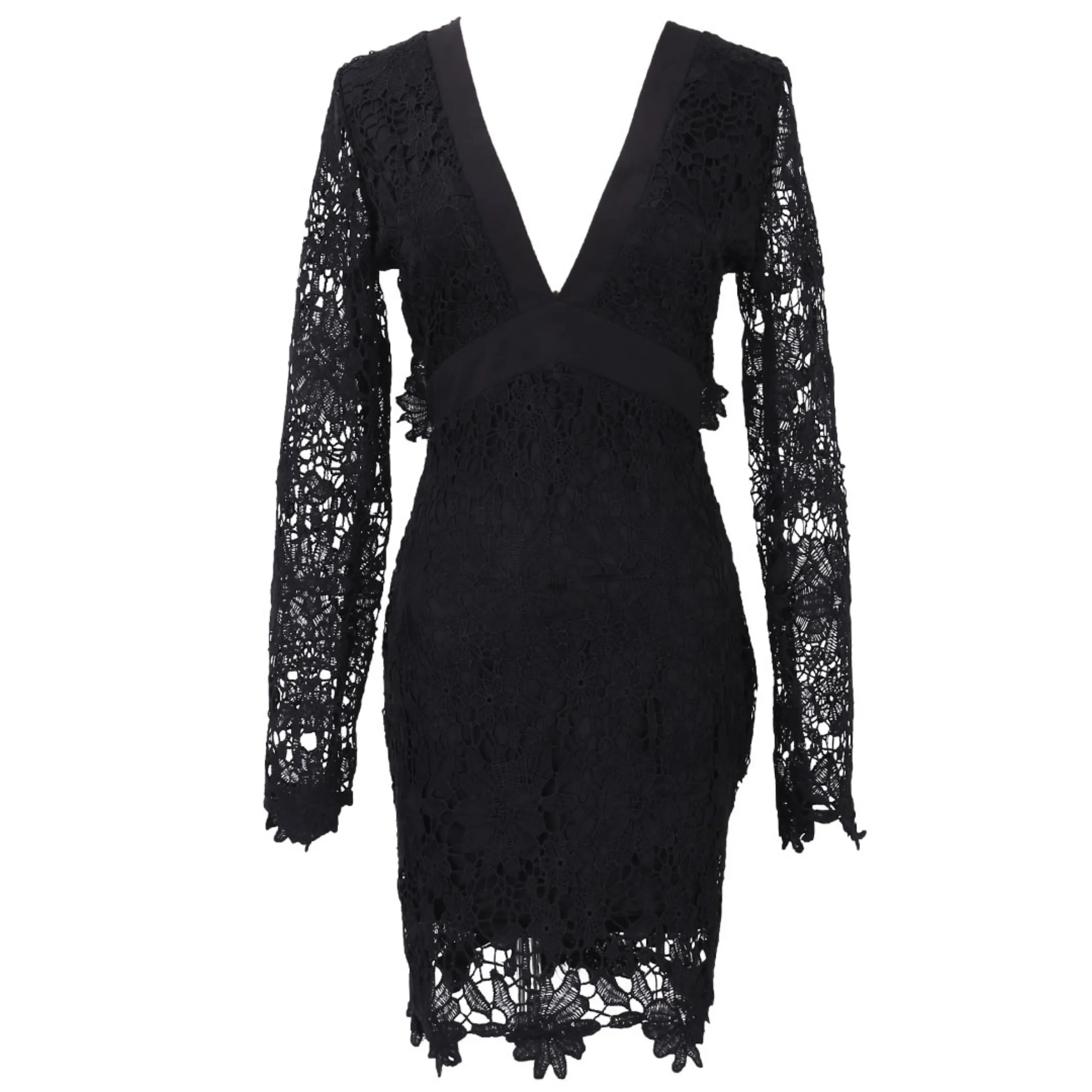 Robe Manche Dentelle