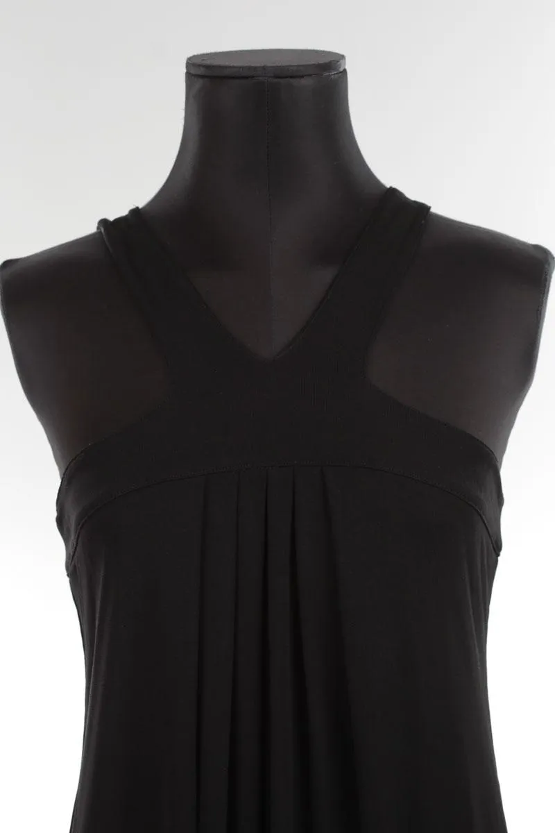 Robe noir Sonia Rykiel noir. Matière principale viscose. Taille 38.