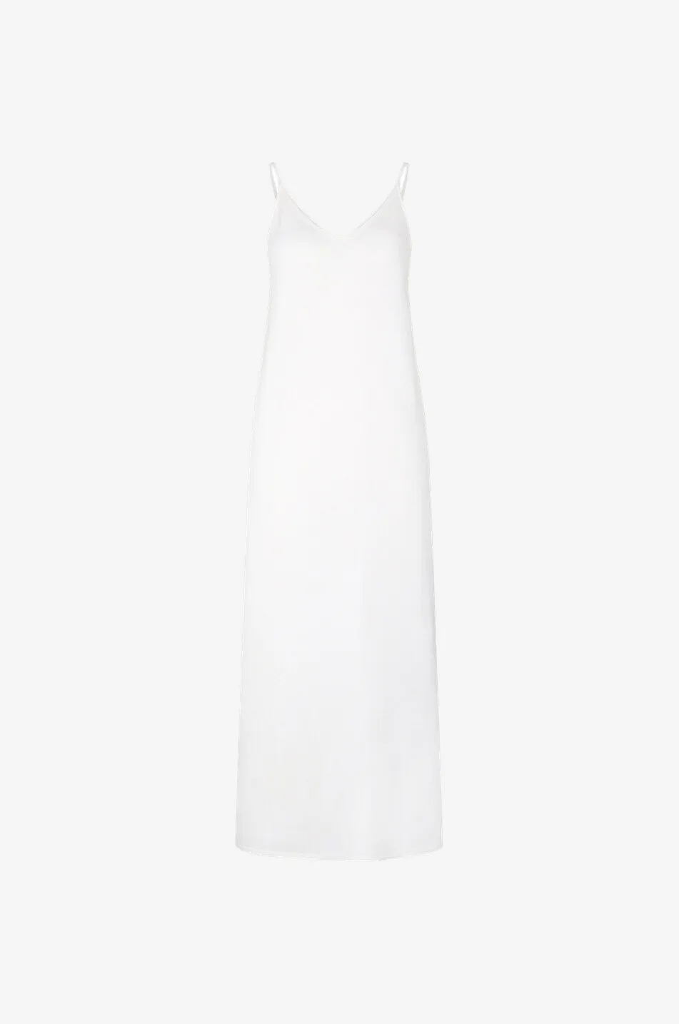 Robe à bretelles longue en en maille de cachemire