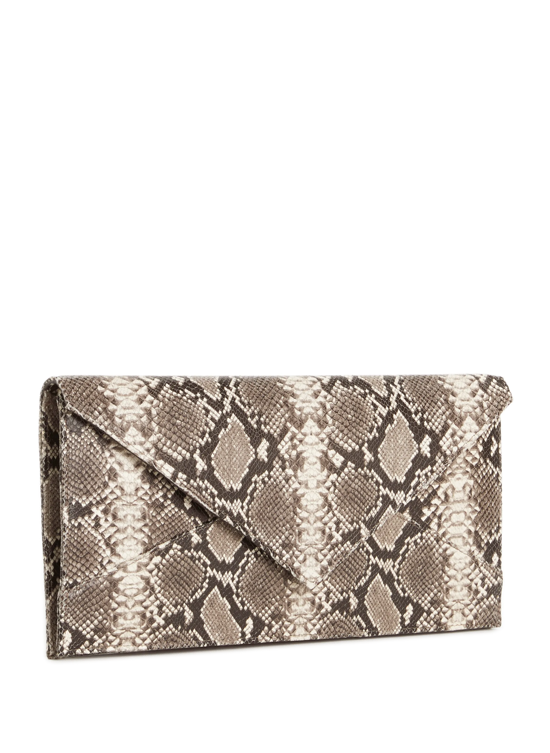 SAISON 1865  Pochette à imprimé en cuir - Multicolore