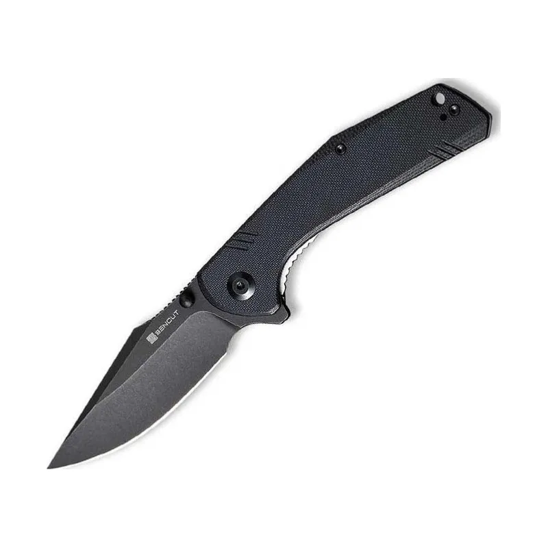 Sencut Couteau actium g10 noir blackwash