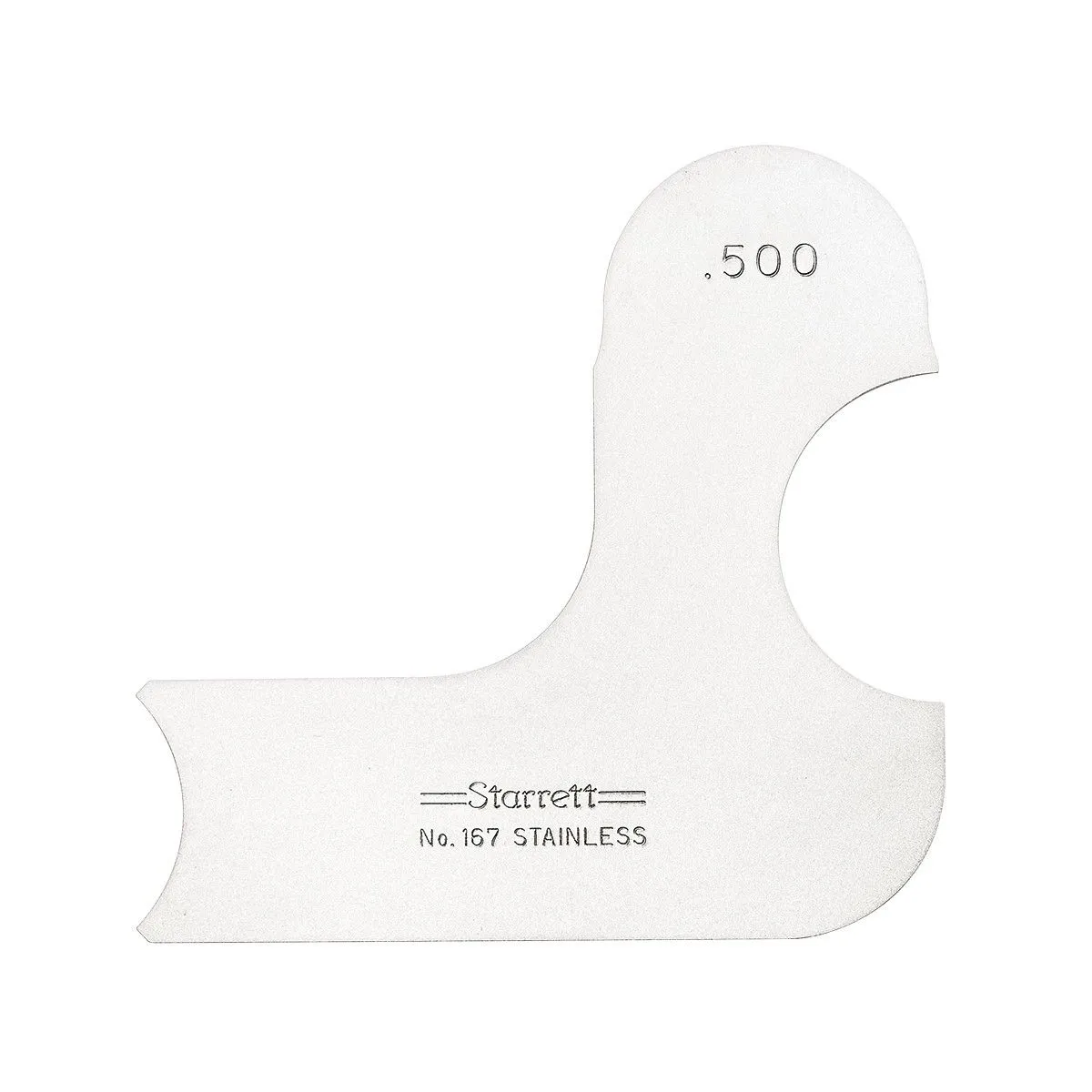 Starrett 167-500 Jauges de rayon 0.5"