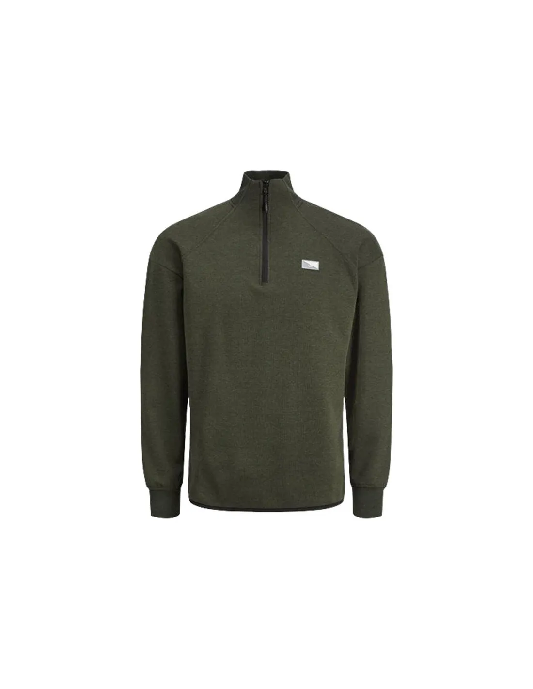 Sweat Homme Jack and Jones Jcoair Half Zip Forest Night