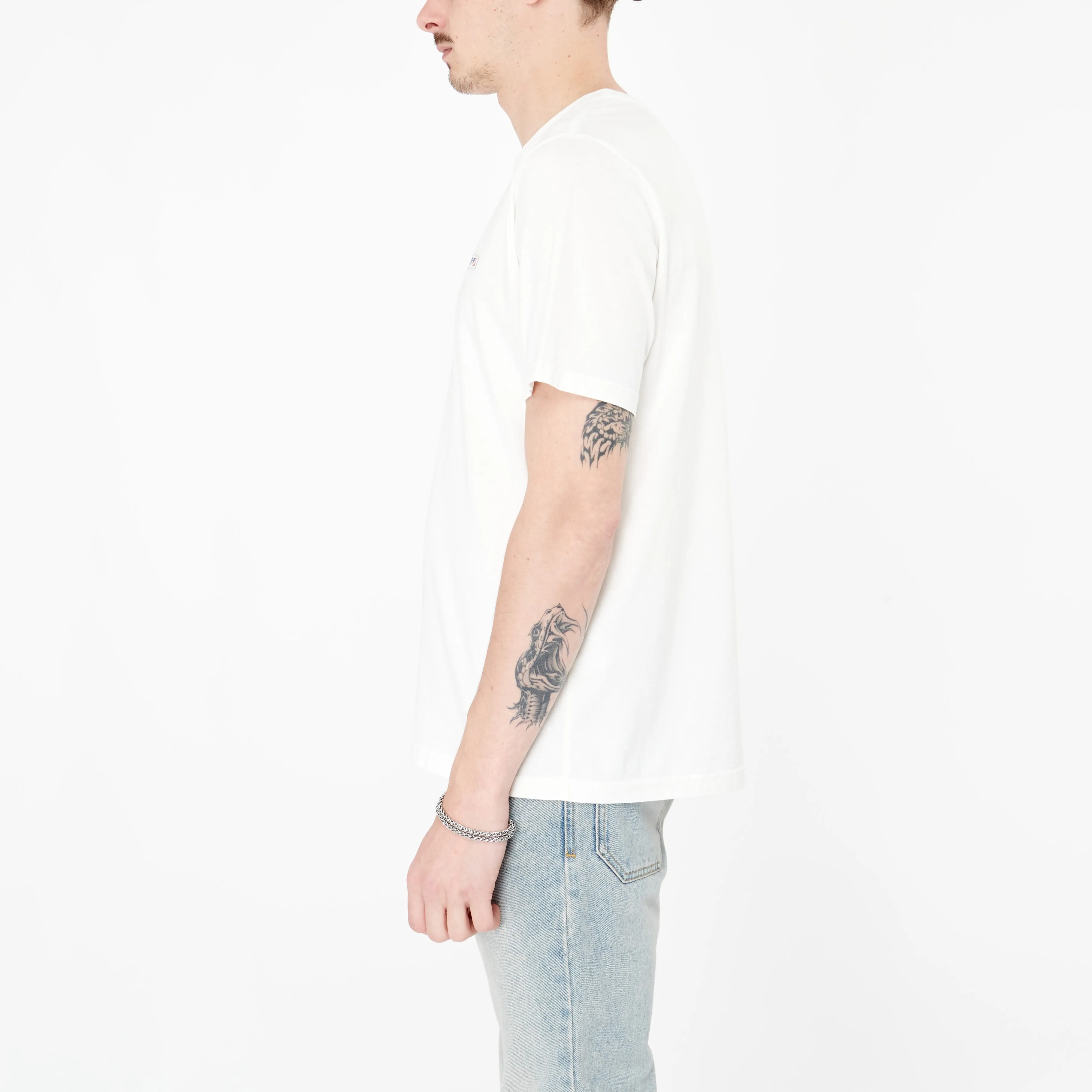 T-shirt Autry Label Blanc