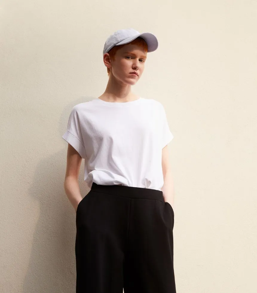 T-shirt en coton bio Idaara White