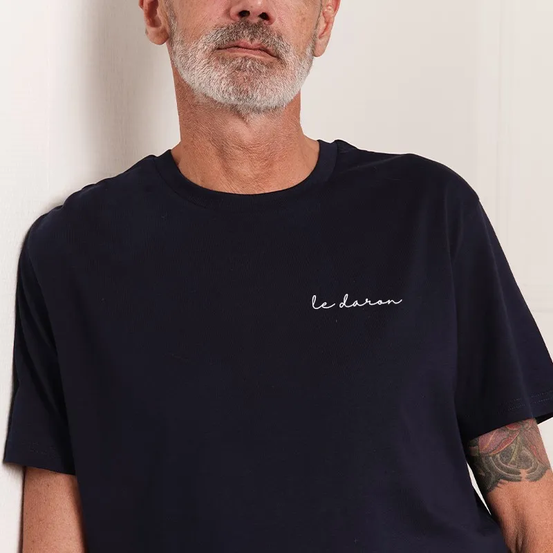 T-shirt homme brodé Le daron