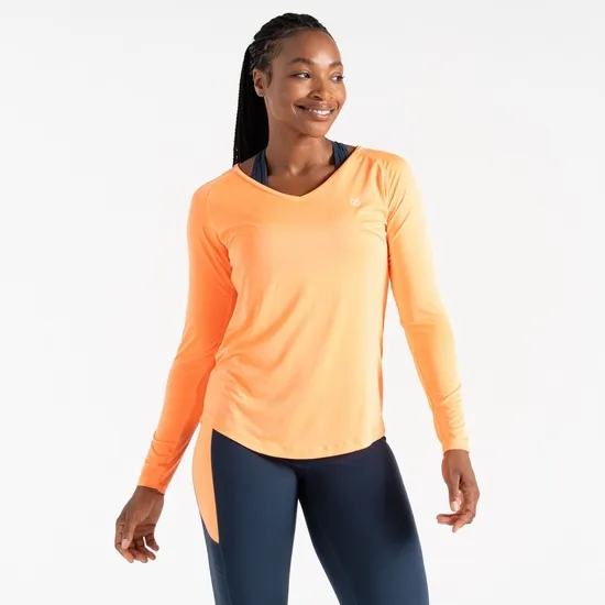 T-Shirt Manches Longues Femme Discern | Orange