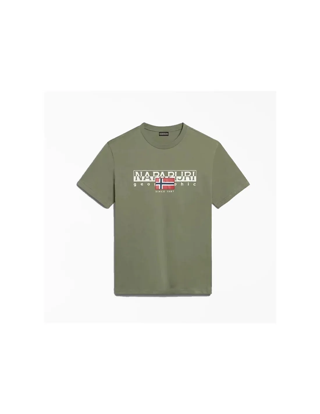 T-shirt Napapijri S-Aylmer Green Homme