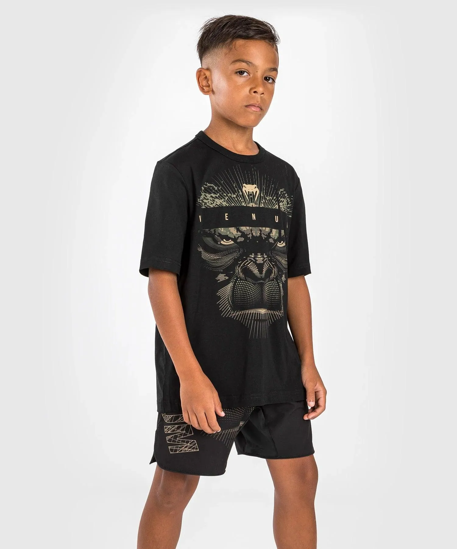 T-Shirt pour Enfants Venum Gorilla Jungle - Sable/Noir
