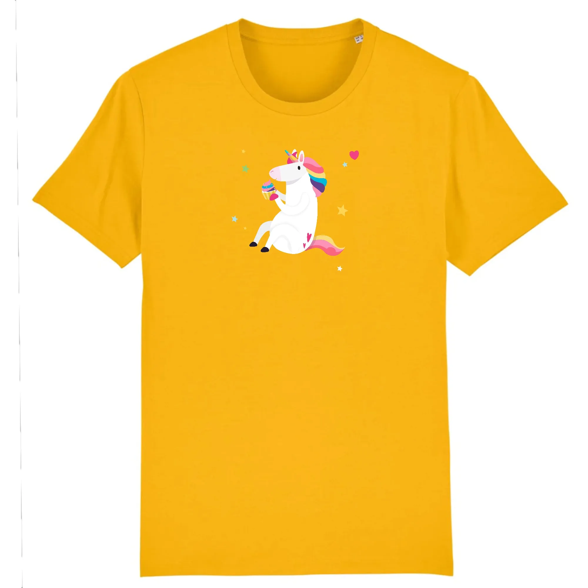 T shirt Unisex Licorne avec cupcake