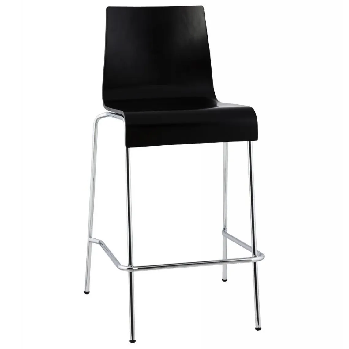 Tabouret de bar noir en métal APRIO | Tabouret de bar 3 SUISSES