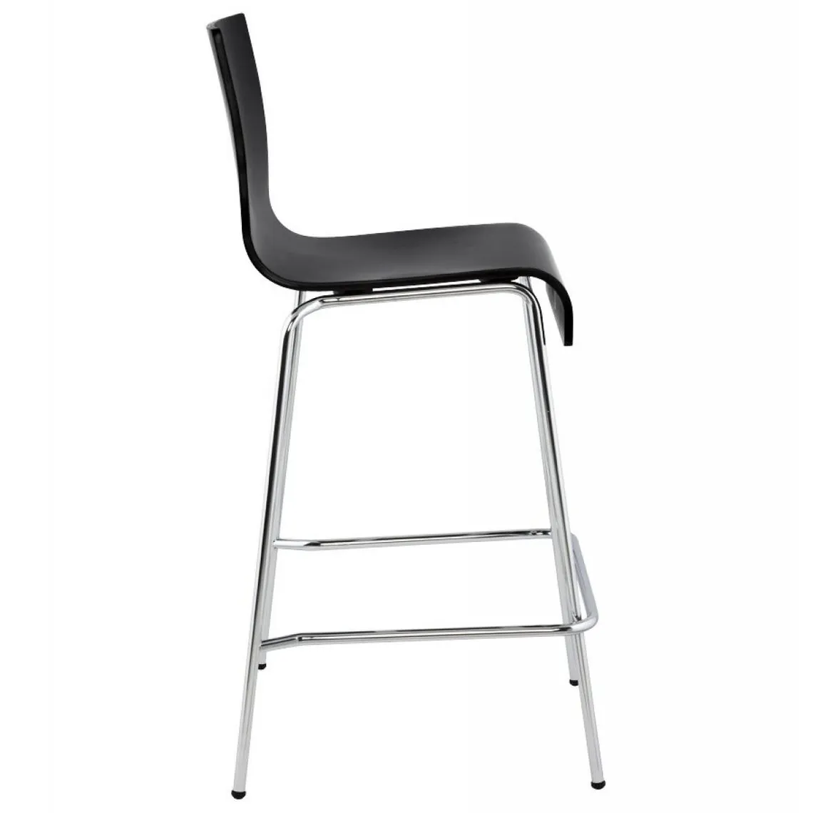Tabouret de bar noir en métal APRIO | Tabouret de bar 3 SUISSES