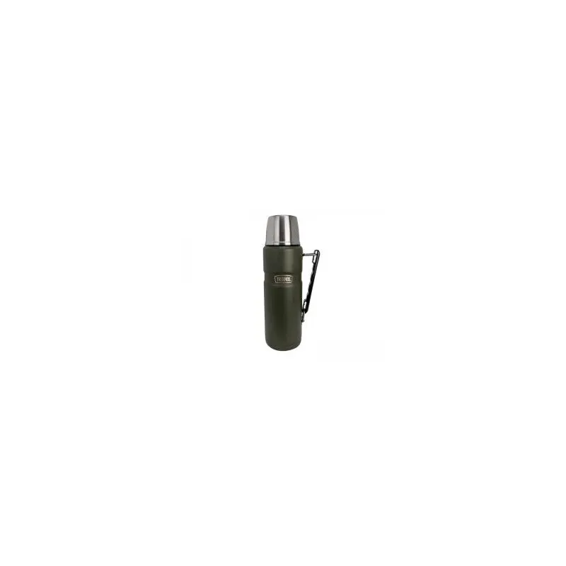 Thermos Bouteille king 1,2l  - Vert à poignée