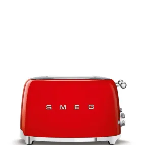 Toaster 4 fentes Grille pain Années 50 SMEG Rouge