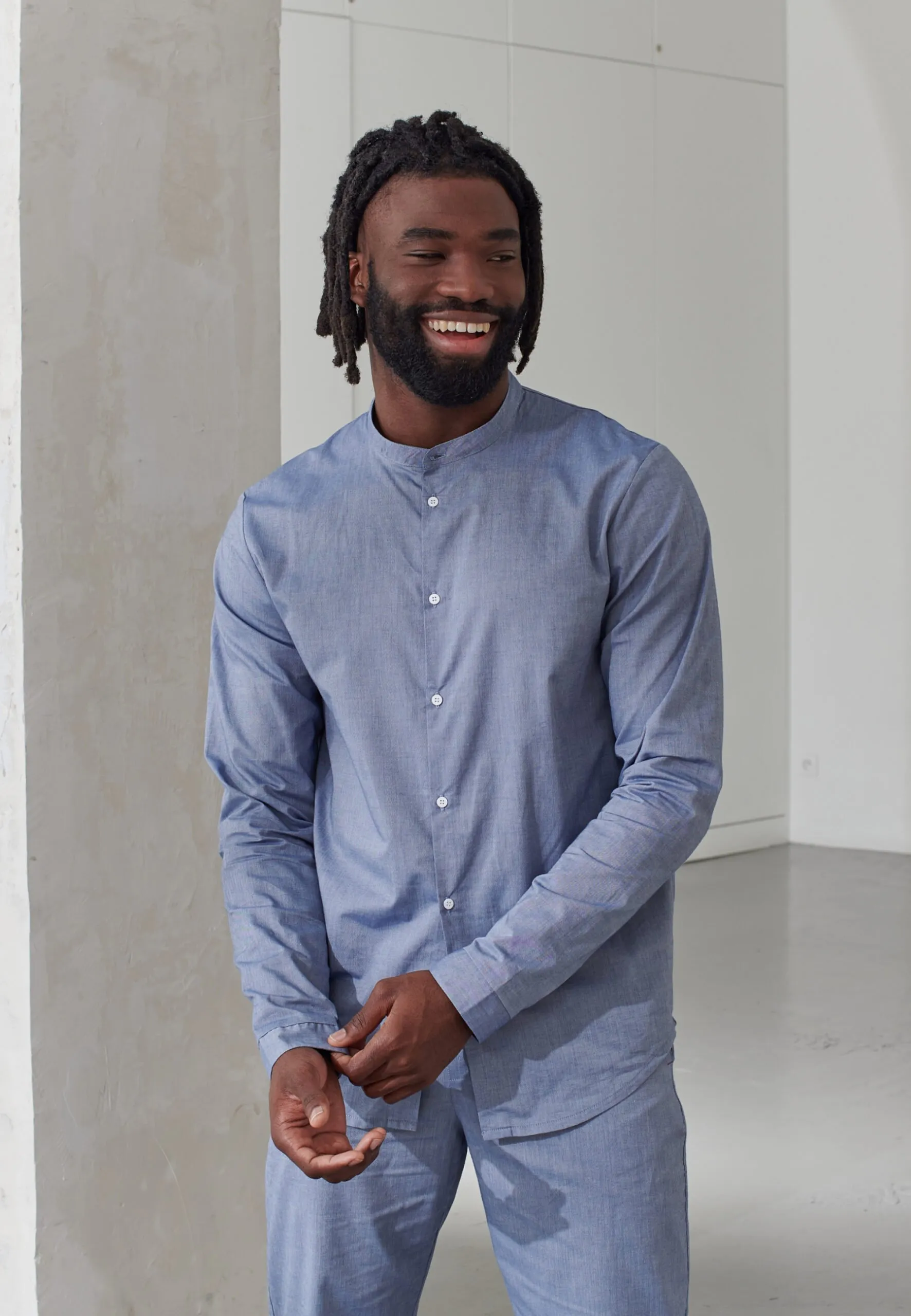 Tom Chambray bleu - Le Slip Français - Marques de France