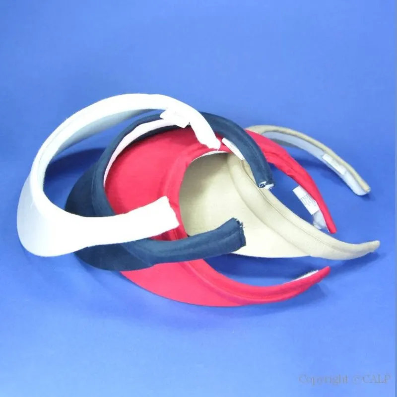 Visiére sport coton blanc - Achat visiére serre tete sport golf marche