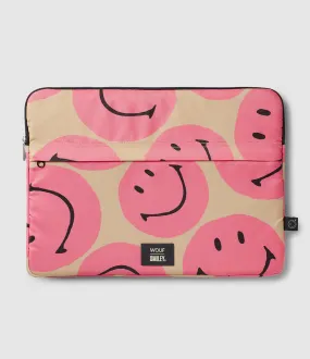 WOUF Partager  Housse 13'' Smiley® Rose  