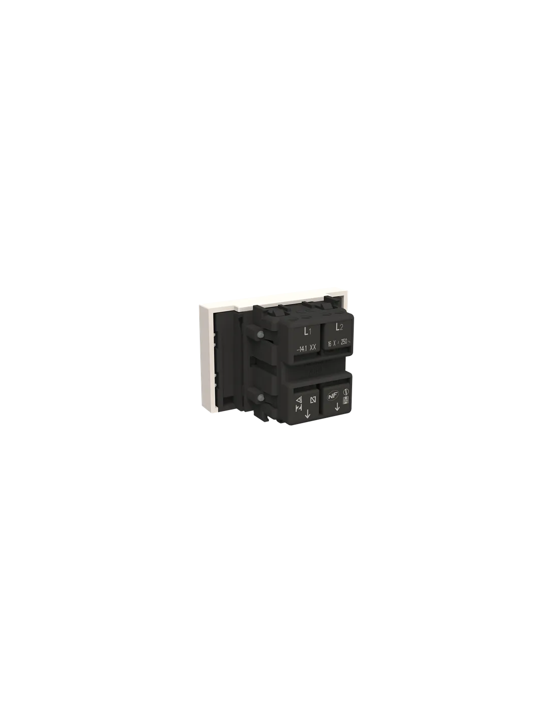 Zenit Interrupteur A Carte Blanc 2CLA221410N1101 ABB N2214.1BL